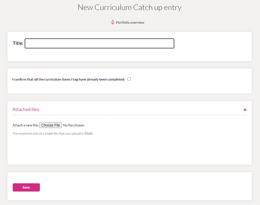 New Curriculum Catch up entry screen.png