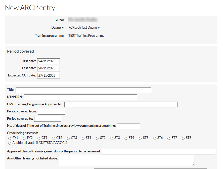New ARCP entry.png
